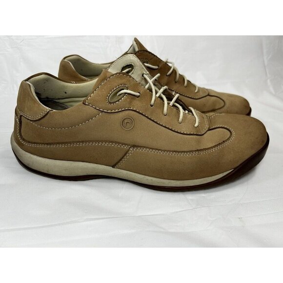 Rockport women’s Size 10 Comfort Walking Leather Tan Shoes Lace Up - Picture 6 of 9